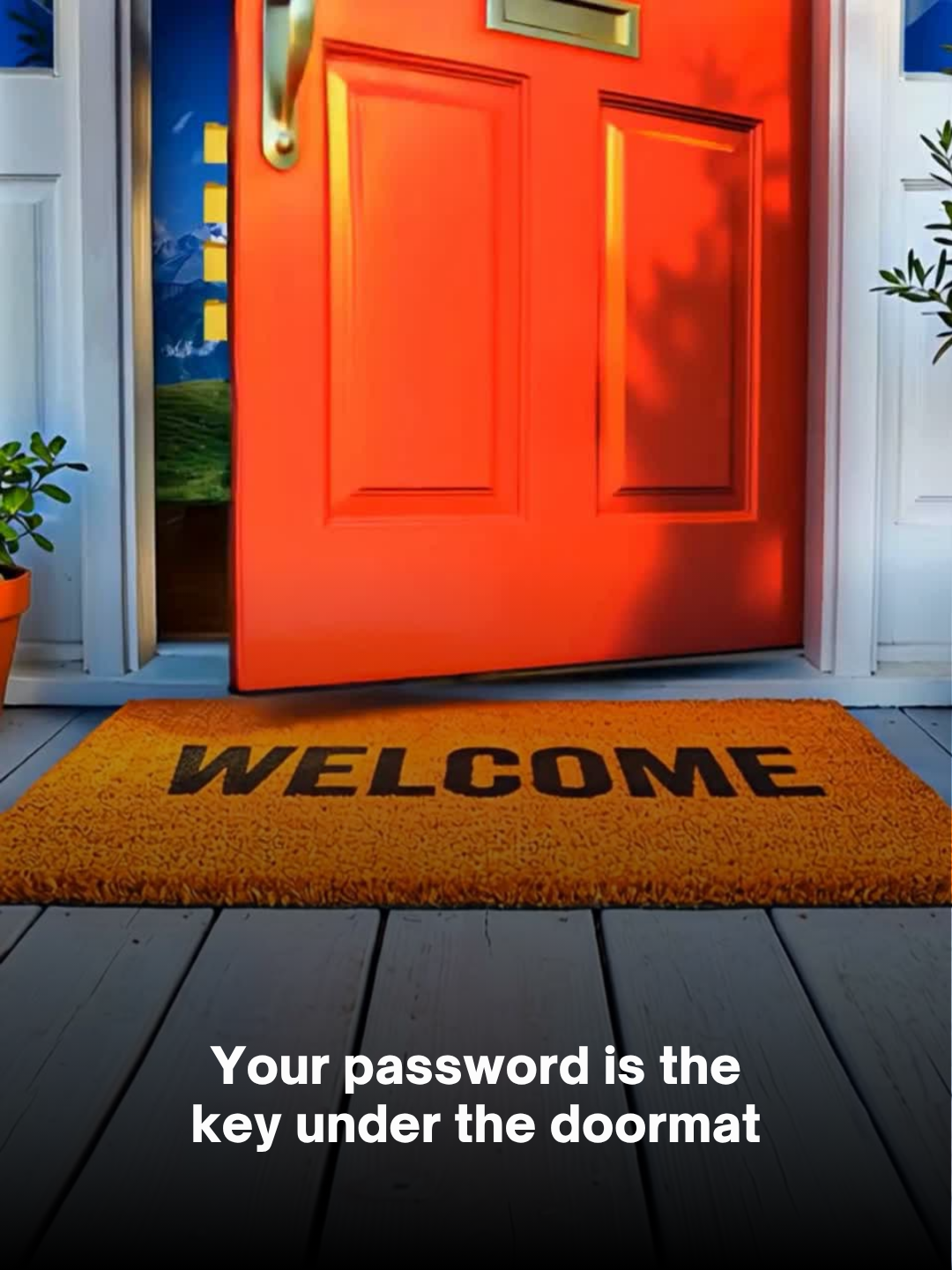 Your Password Is Basically a Key Under the Doormat